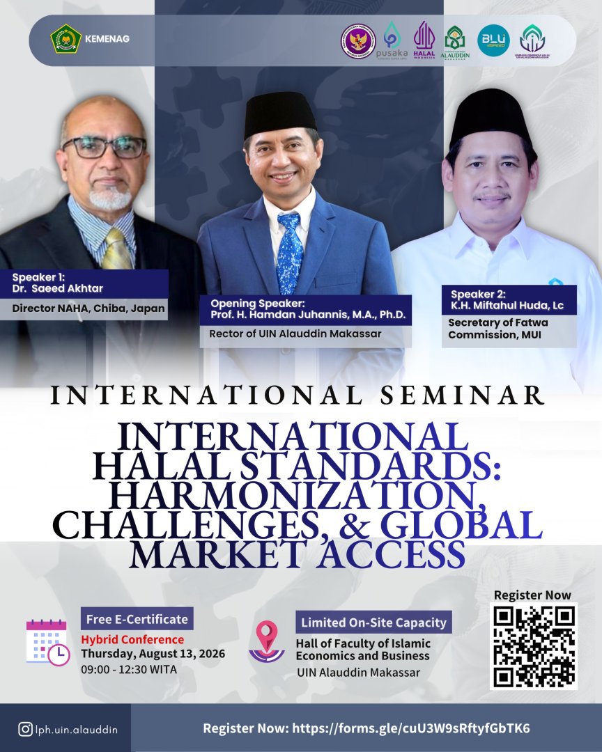 Dosen Bioteknologi UIN Siber Syekh Nurjati Cirebon Ikuti Seminar Internasional Standar Halal